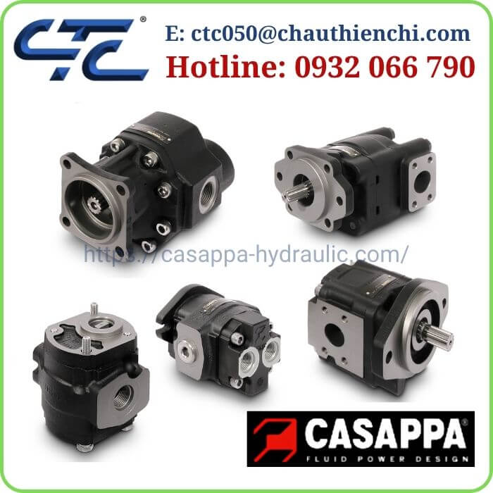 Bơm bánh răng Casappa nhập khẩu chính hãng