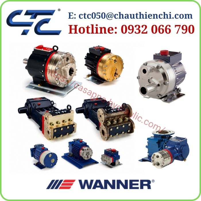 Bơm Wanner Hydra-Cell Nhập Khẩu Chính Hãng
