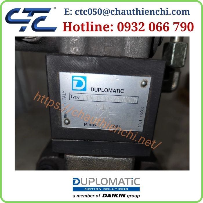 Bơm Piston Duplomatic VPPM-029PC-R55S/10N000